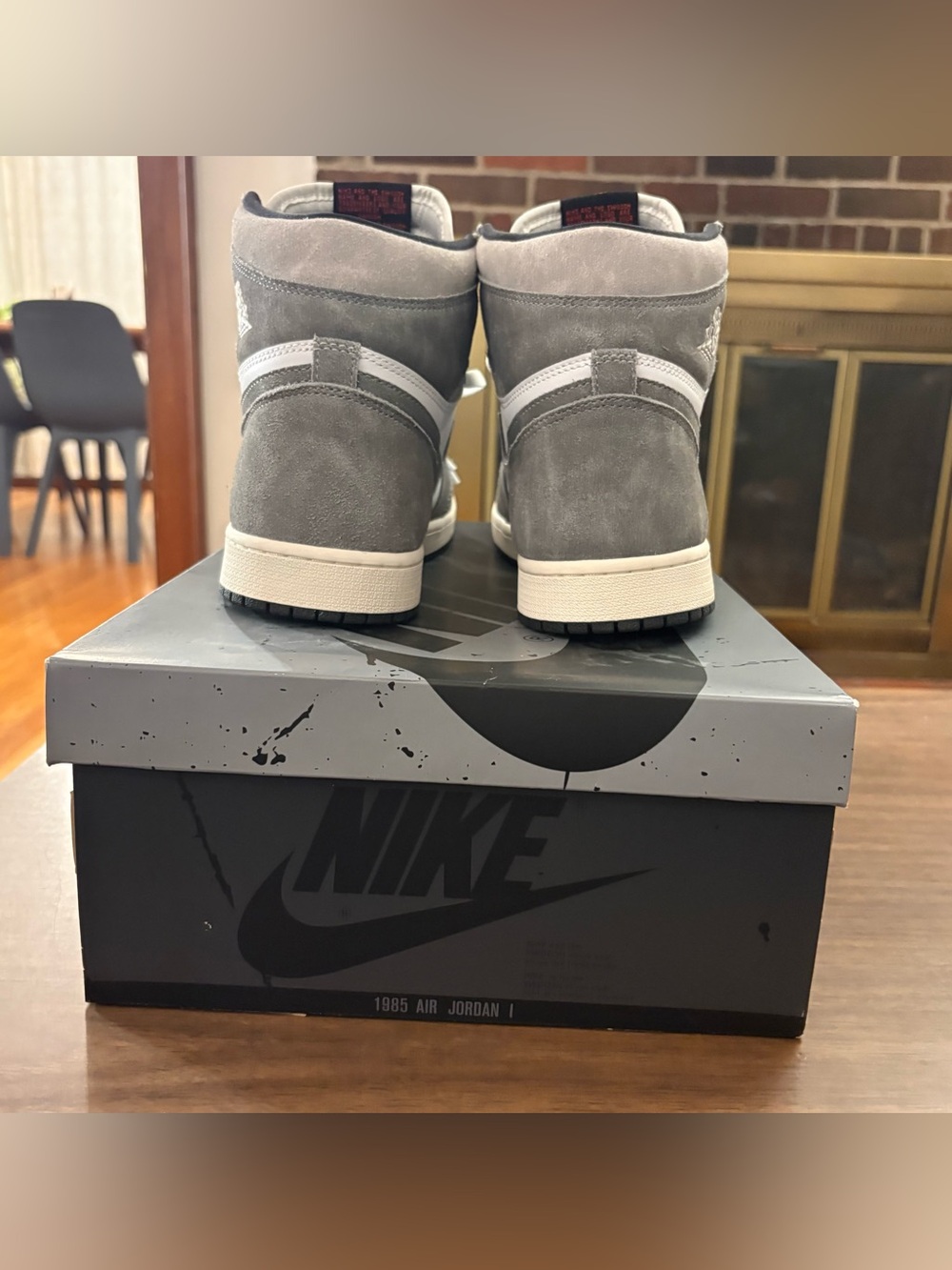 VNDS!  Men’s Nike Air Jordan 1 High OG in washed black.  Size 11.5 - Picture 5 of 7